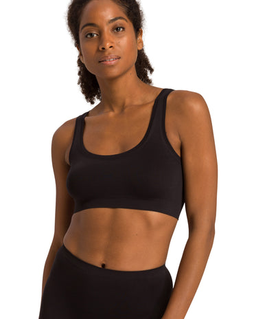 Touch Feeling Crop Top Black