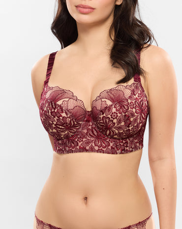 Agathe Bustier Amarante