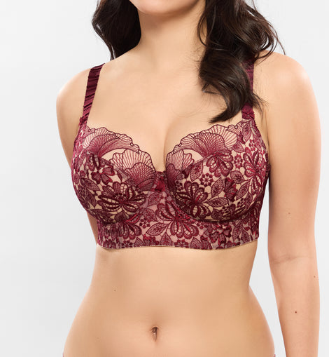 Agathe Bustier Amarante