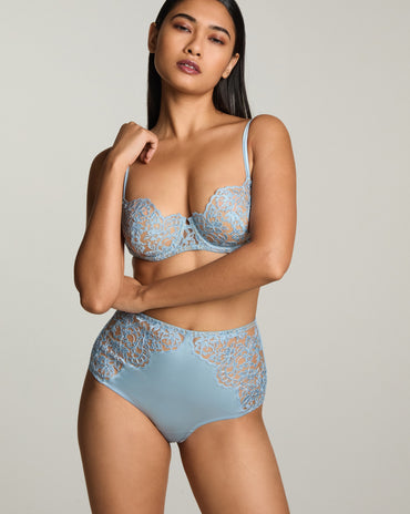 Royal Jewel High Waist Ice Blue