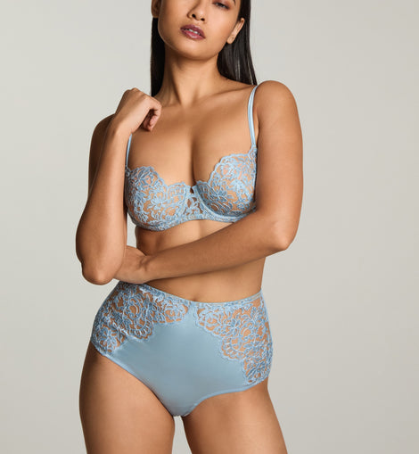 Royal Jewel High Waist Ice Blue