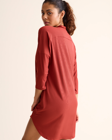 Dolman Nightshirt Chili Rib