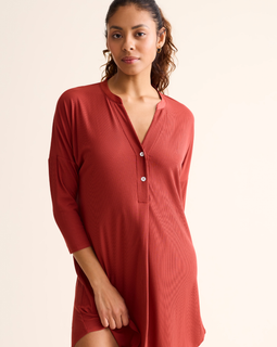 Dolman Nightshirt Chili Rib
