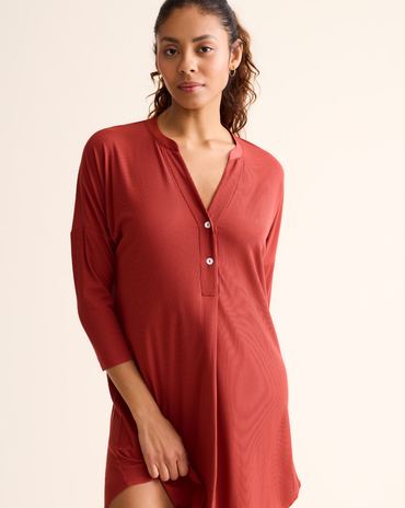 Dolman Nightshirt Chili Rib