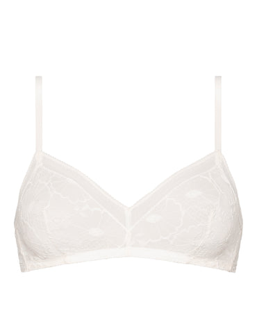 Royal Triangle Bra Ivory