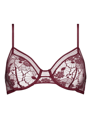 Châtaigne Full Cup Bra Burgundy