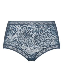 Volute High Waisted Brief Ocean