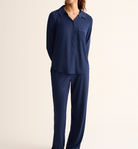 Long Pj Set Ink
