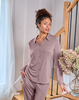 Long Pj Set Cappuccino