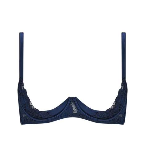 Arella Quarter Cup & Thong Set Indigo