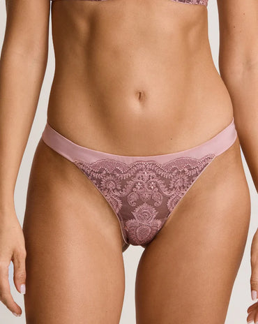 Porcelain Thong Vintage Pink