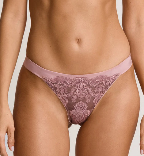 Porcelain Thong Vintage Pink