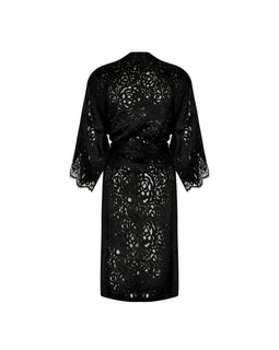 DRESSING FLORAL Robe Black