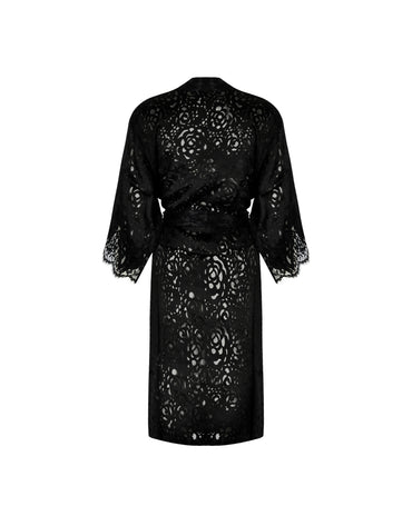 DRESSING FLORAL Robe Black