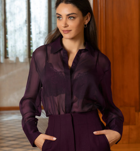 Variations Desir Blouse Purple