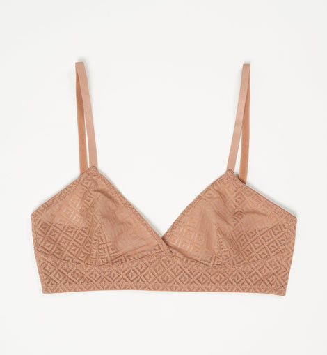 Betty Wireless Bra Bronze