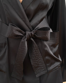 Hollywood Smoking Jacket Black