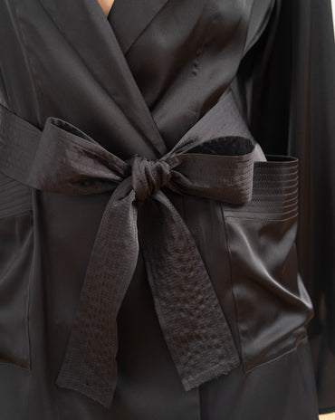 Hollywood Smoking Jacket Black