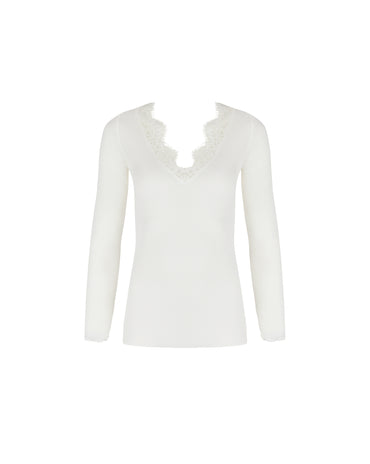 PLAISIR CARESSE T-Shirt Ivory