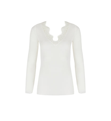 PLAISIR CARESSE T-Shirt Ivory