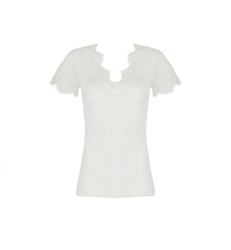 PLAISIR CARESSE Cosy top Ivory
