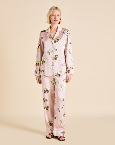 Lila Elda Pink Moth Pyjamas