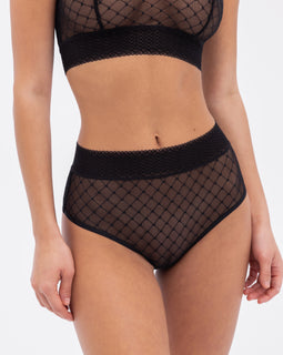 Cosmo High Waisted Brief Black