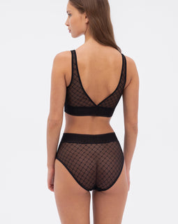 Cosmo High Waisted Brief Black