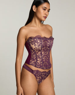 Royal Jewel Bustier Dark Violet