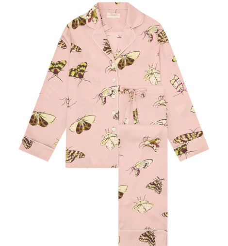Lila Elda Pink Moth Pyjamas