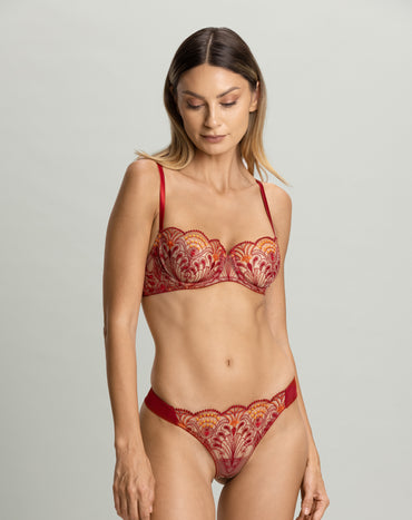 Memories of Love Balconette Bra red