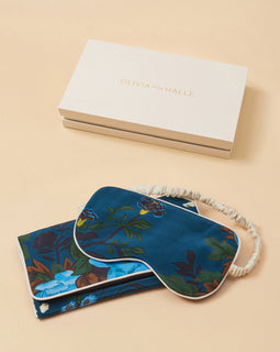 Audrey Tibatant Blue Floral Eye Mask