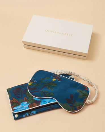 Audrey Tibatant Blue Floral Eye Mask