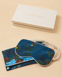 Audrey Tibatant Blue Floral Eye Mask