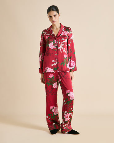 Lila Tardieu Red Floral Pajamas